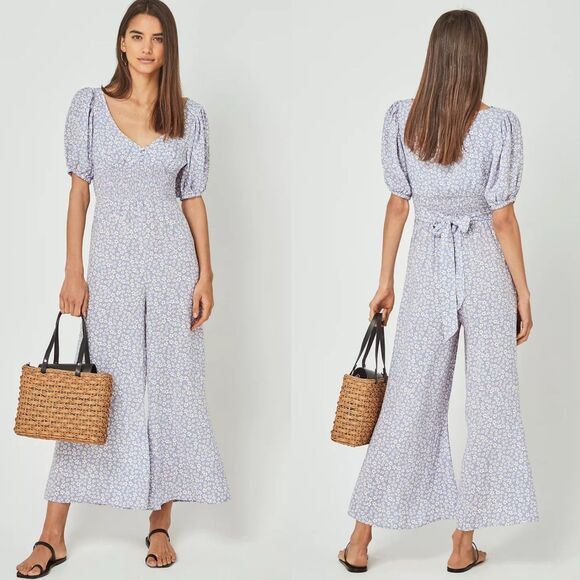 Auguste The Label Dean Juliette Wide Leg Jumpsuit Size 4 - Picture 1 of 11